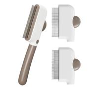 Brosse Slicker Chat Avec 3 Têtes De Rechange