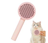 Brosse Slicker et peigne pour chats de petite, moyenne taille | Brosse auto-nettoyante pour chats en poils emmêlés