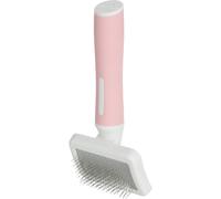 Zolux – Brosse slicker pour chat Anah – Manche ergonomique – Rose Taille S