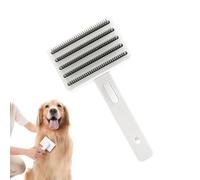Brosse Slicker pour chien, brosse à sous-poil pour chien, peigne à cheveux avec démêlage doux, démêlage, massage et soin pour l'heure du bain et la maison