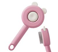 Brosse Slicker pour Chien,Doux Avec Bouton De Liberation - Peigne De Toilettage Pour Poils De Chiot,pour Massage Bains Poils Longs et Courts Chats et Chiens