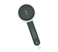 Brosse Slicker Pour Chien - Peigne Pour Les Chiots Contre La Chute De Poils,Étrille Anti-Dérapante Fonction UV à Bouton Éjecteur pour Bain et Voyage