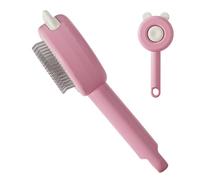 Brosse Slicker pour Chiens,Doux Avec Bouton De Liberation - Peigne Démêlant pour Chaton,pour Toilettage Brossage Perte Poils Longs et Courts Chats Chiens Intérieur Extérieur