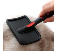 Brosse Slicker Pour Chiens - Outils de démêlage ergonomiques avec poignée antidérapante | Brosse De Toilettage Pour Animaux,Pour toilettage, bain, vétérinaire, spa, pelage court, chiot et chat, visa