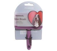 Brosse Slicker - ROSEWOOD - Soft Protection - Taille M - Ergonomique - Pour chien