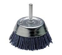 wolfcraft 2728000 Brosse nylon soucoupe Tige 6 ø 50 Bleu