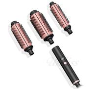 Brosse Soufflante 3-en-1 Automatique, Brosse Chauffante avec 3 Têtes Interchangeables (30/38/45mm), Thermal Brush Brosse Thermique Brushing LCD 110-190°C, Chauffage 30s pour Cheveux Secs/Mouillés