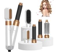 Brosse Soufflante 5 en 1 - Air Styler Rotatif - Ions Négatifs - 1000W - 3 Températures