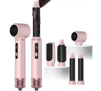 Brosse Soufflante 5 en 1 Professionnelle - Sèche-Cheveux avec Écran LCD - Boucleur Automatique Rotatif - 3 Niveaux de Température