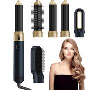 Brosse Soufflante 5 En1 Air Styler Set,Brosse Chauffante Multifonction,Hair Styler 3 Températures Avec 5 Accessoires,Seche Cheveux Pour Sécher,Coiffante,Volumisant02