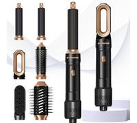 Brosse Soufflante 6 en 1 Atopskins Air Styler 6 en 1, 1000W Pro Seche Cheveux 6 en 1 Avec Fer à Boucler à Air de 32 mm, Hairstyler Brosse Lissante Chauffante, Coffrets Cadeaux pour Femmes Styling