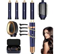 Brosse Soufflante Air Styler: 6 En 1 Magic Twist Cheveux Air Styler Sèche Cheveux Sèche-Cheveux Ionique Haute Vitesse Pour Bouclage,Coiffage,Séchage,Lissage,Volume