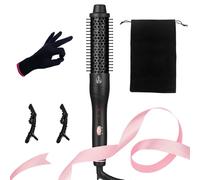 Brosse Soufflante Électrique 38mm - Brosse Chauffante pour Cheveux, Crée des Boucles et Lisse - Thermique Ronde Professionnelle - Idéale Brushing & Styling Température Réglable