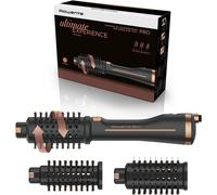 Brosse Soufflante Rotative 2-En-1, Sèche, Coiffe Les Cheveux, 3 Brosses Incluses, Réduit L'électricité Statique Et Les Frisottis, Ultimate Expérience, Noir/Cuivre Cf9620f0[Sal1172]