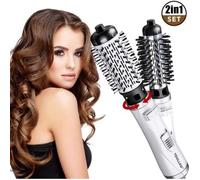 Brosse Soufflante Rotative, 3 In 1 Hair Dryer Brush, Brosse Coiffante, Multi-Fonction Brosse Chauffante Et Brosse Air Chaud Portable