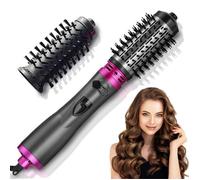 Brosse Soufflante Rotative Cheveux Courts-RITONDA- 2-en-1 - Moteur Sans Balais 1000W Silencieux - 3 Vitesses