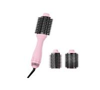 VEVOR Brosse Soufflante Sèche-cheveux Ionique Tête 65 mm 75 mm Volumateur de Style Enduit Titane Électrolytique et Céramique, Brosse de Coiffage à Air Chaud 4 Températures pour Lisser, Sécher, Boucler