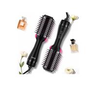 Brosse Soufflante Sèche-cheveux Ionique 4 en 1, céramique 75 mm, 3 réglages chaleur, pro