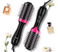 Brosse Soufflante Sèche-cheveux Ionique 4 en 1-VEVOR-3 Réglages de Chaleur, Brosse de Coiffage à Air Chaud Pro, pour Lisser, Sécher