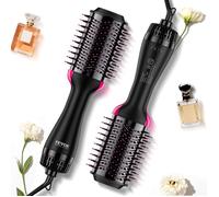 VEVOR Brosse Soufflante Sèche-cheveux Ionique 4 en 1 Volumateur de Style avec Revêtement en Céramique 75 mm, 3 Réglages de Chaleur, Brosse de Coiffage à Air Chaud Pro, pour Lisser, Sécher, Boucler