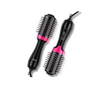 Brosse Soufflante Sèche-cheveux Ionique 4 en 1-VEVOR-3 Réglages de Chaleur, Brosse de Coiffage à Air Chaud Pro, pour Lisser, Sécher