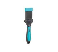 Trixie Brosse souple pour animaux 5 x 20 cm, tête flexible, turquoise