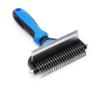 Brosse sous poil - Professionnel - 2 en 1 - Élimine poils morts - Pour chiens et chats