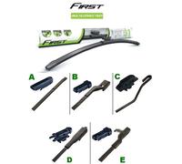 Brosse Spatule Essuie-Glace Universel C / Adaptateurs Valeo First VFB35 350mm