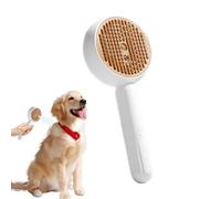 Brosse Steam Cat - ABS Caoutchouc Souple Acier Inoxydable 19,8x8,5x5,2cm | Peigne démêlant autonettoyant | Brosse multifonctionnelle pour chien et chat, pour le toilettage, le démêlage et les soins qu