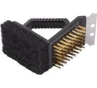 Brosse Strend Pro Grill BBQ, laiton, pour nettoyer le barbecue, avec grattoir