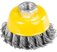 Brosse Strend Pro TCB-500 65 mm, brosse boisseau, torsadée, M14x2, fil 0,35 mm