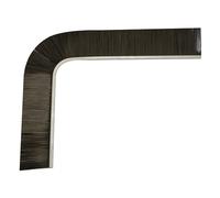 Brosse strip 8 Z PP UV 0.50 noir lisse Longueur 3000 mm - CP 60 - EUROMAIR - 13291
