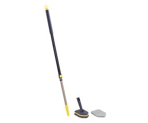 Brosse téléscopique 2 en 1 pour usage intérieur et extérieur Wenko by Maximex