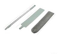 Brosse télescopique en microfibre pour les zones difficiles à atteindre, y compris sous les lits, pour meubles et plinthes murales (Smart Blue Gap Brush)