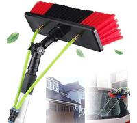 Brosse Telescopique Toiture, Tige De Nettoyage Panneau Solaire Photovoltaïque, Perche Telescopique Nettoyage, Kit Nettoyage Panneaux Solaires - Kit Brosse Haute Fenêtre pour Toits Serres
