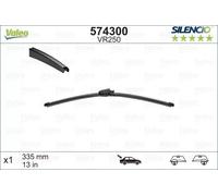 BROSSE TERGI ARRIÈRE POUR VOLKSWAGEN GOLF 5/6 SW VALEO SILENCE VR250
