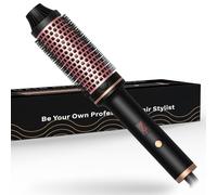 Brosse thermique 3 en 1 UMIGA 38 mm - Brosse ronde chauffante - Brosse à boucler LCD 120-210 °C - Augmente le volume des cheveux - Boucler les cheveux - Double tension