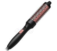 Brosse Thermique Double Ptc Metropolitan,Fer À Friser,Anti-Brûlure,Ronde,32mm,Bigoudi,Chaud,Volumisant,Styler.Blackgold.L'ua