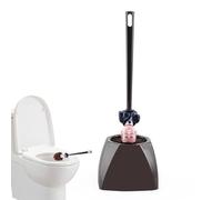 Brosse Toilette Macron, Brosse WC Macron, Brosse Toilettes WC, Balai Toilette WC, Nettoyant pour Brosse De Toilette avec Macron Support, Rendre Les Toilettes Encore Plus Belles