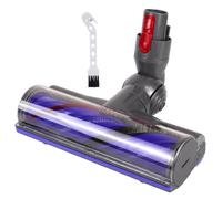 Brosse turbo électrique compatible avec aspirateur sans fil Dyson V7, V8, V10, V11, V15, SV10, SV11, SV12, tête de nettoyage rotative flexible avec phares LED, convient pour sols durs et tapis