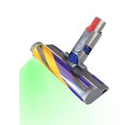 Brosse V12 LED Fluffy Soft Roller pour Dyson V12 Detect Slim/Digital Slim Pièces de Rechange, Accessoire avec Détection de Poussière (voyant vert),Brossage pour Dyson V12/Digital Slim