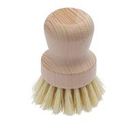 Brosse Vaisselle et Légumes en Bois Format Boule pour Une Prise Facilitée dans la Paume de la Main