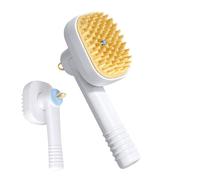 Brosse Vapeur Pour Chat Peigne Massage À Poils Silicone Doux Rechargeable