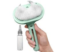 Brosse Vapeur pour Chati - Brosse Vapeur Auto-nettoyante Ergonomique pour Chats - Appareil Doux Grand Réservoir Outil Démêlage Peigne Massage pour Bain Douche Chien Maison
