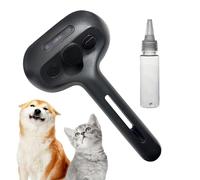 Brosse Vapeur pour Chats - Auto-nettoyant avec Poignée Ergonomique pour Poils de Chat | Grand Réservoir Brumisation Douce Élimination Poils Soin Toilettage Bain Douche