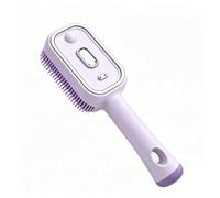 Brosse Vapeur pour Cheveux Rechargeable, Brosse Lissante Vapeur Sans Fil en ABS, Portable pour Cheveux Bouclés, Épais, Lisses et Ondulés, pour Femme et Fille, Maison, Spa et Voyage