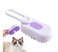 Brosse vaporisateur pour animaux de compagnie: brosse de pulvérisation pratique pour animaux de compagnie 3 en 1, brosse à chat avec design en avec poignée pivotante | brosse de