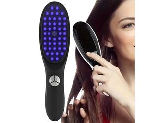 Brosse vibrante pour la croissance des cheveux - Brosse à cheveux motorisée, conception légère et portable, peigne antidérapant | Outil professionnel de Stimulation du cuir chevelu, pour la repousse d