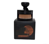 Brosse Vinyle Compacte 57x47mm ABS et Brosse Vinyle Compacte(Black) | Élimine charges statiques, nettoyage eau, fibres douces, sûr pour sillons, finition impeccable