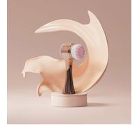 Generique Brosse Visage 2 en 1 Double Action 13 cm Rose
